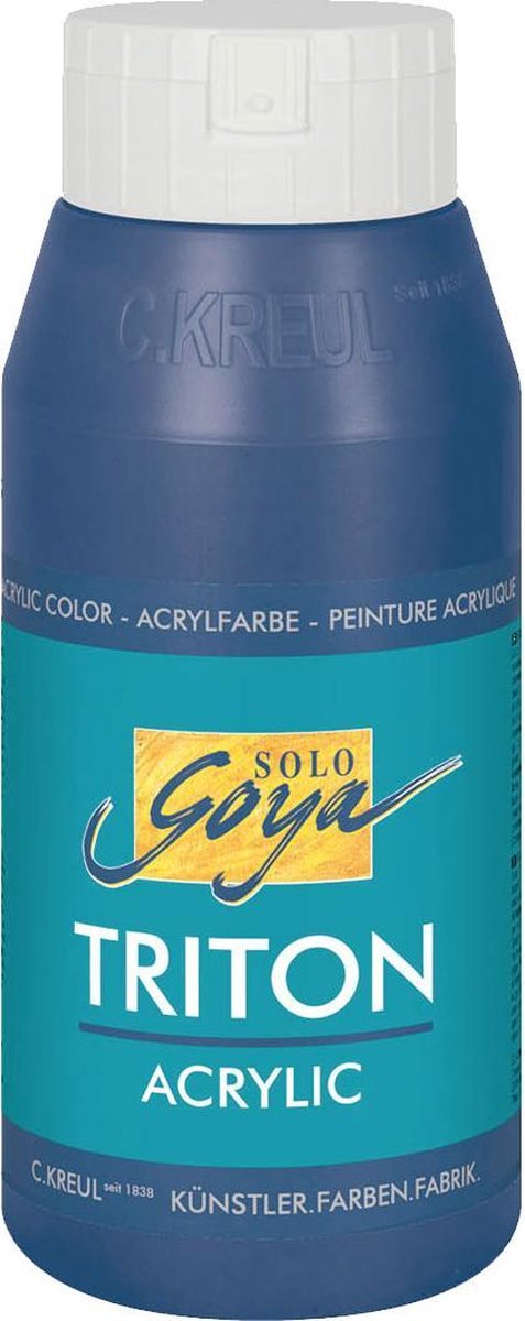 Solo Goya TRITON - Donkerblauwe Acrylverf – 750ml