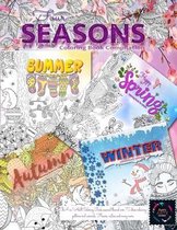Four SEASONS coloring book compilation: The 4 in 1 Adult Coloring Book seasonal themed over 70 stress relieving patterns incl animals, Flowers, nature and many more