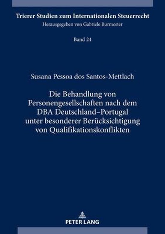 Trierer Studien Zum Internationalen Steuerrecht-Die Behandlu ... - cover