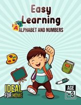 easy learning practice alphabet and numbers, preschool ideal for home