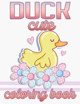 Duck Cute Coloring Book