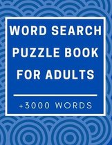 Word Search Puzzle Book for Adults