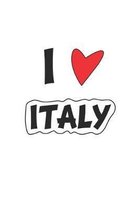 Italy: Notizbuch, Notizheft, Notizblock - Geschenk-Idee f�r Italien Fans - A5 - 120 Seiten