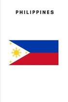 Philippines: Country Flag A5 Notebook to write in with 120 pages