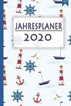 Jahresplaner 2020: Taschenkalender A5 - Terminkalender 2020 - Jahresplaner - Wochenplaner - modisch & schlicht - Organizer