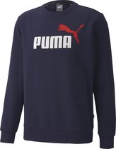 PUMA Essential 2 Col Crew Sweat FL Big Logo Trui Heren - Maat L