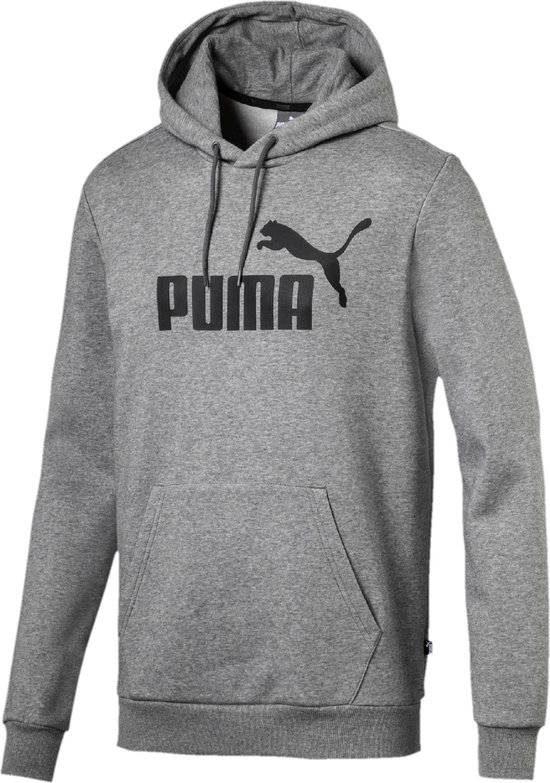 PUMA ESS Hoody FL Big Logo Vest Hommes - Medium Grey Heather - Taille XL
