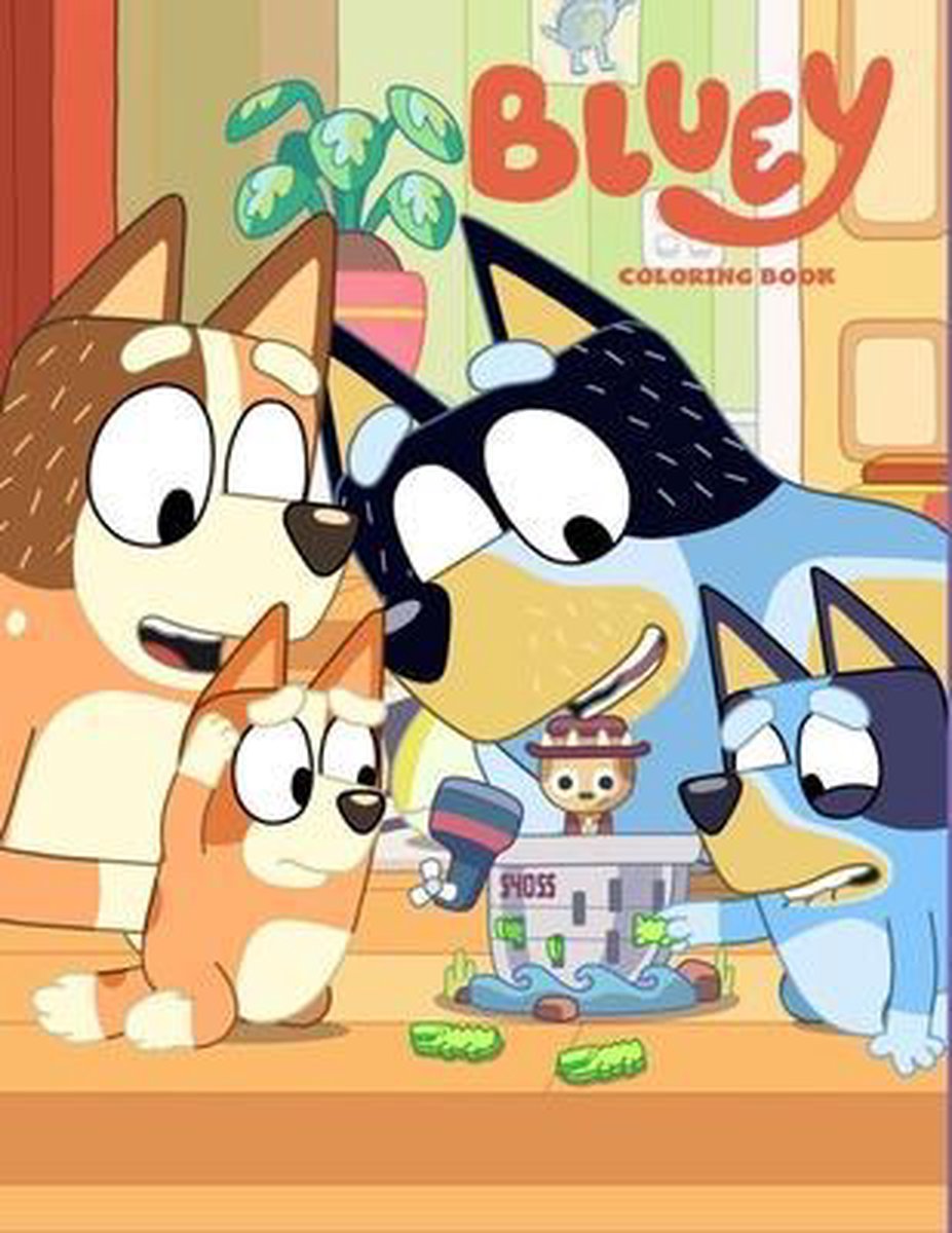 Kids-n-fun | Kleurplaten Kleurplaten Bluey Muffin