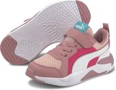 PUMA X-Ray AC PS Sneakers Unisex - Peachskin-Puma White-Foxglove-Glowing Pink-Viridian Green - Maat 31