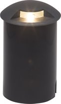AEG lamp Tritox LED vloerinbouwlamp voor buiten 1-zijdig antraciet | 1x 3W LED geïntegreerd (COB), (200lm, 3000K) | Schaal A ++ tot E | IP 67 - bescherming tegen tijdelijke onderdompeling