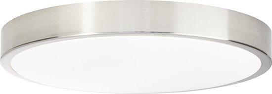 AEG lamp Mikel LED plafondlamp 38cm ijzer / wit | 1x 24W LED geïntegreerd (SMD-chip), (1600lm, 3000-6000K) | Schaal A ++ tot E | Met afstandsbediening / traploos dimbaar