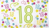 Van hartelijk gefeliciteerd verjaardagsvlag 18.