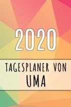 2020 Tagesplaner von Uma: Personalisierter Kalender f�r 2020 mit deinem Vornamen