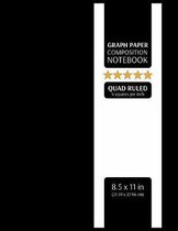 Graph Paper Composition Notebook: Graphing Paper, 4x4 Quad Ruled, 4 Squares Per Inch (Large, 8.5x11 in.)