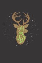 Deer Notebook Journal: Deer Notebook Journal Gift College Ruled 6 x 9 120 Pages