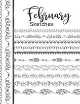 February Sketches: Astrology Sketchbook Activity Book Gift For Women & Girls - Daily Sketchpad To Draw And Sketch In As The Stars And Pla