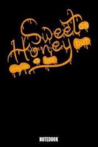Sweet As Honey But Sting Like A Bee Notebook: Journal Gift ( 6 x 9 - 110 blank pages)