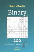 Master of Puzzles - Binary 200 Hard to Master Puzzles 10x10 vol. 32