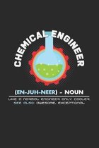 Chemical engineer: 6x9 Chemistry - grid - squared paper - notebook - notes