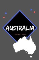 Australia Bucket List: Novelty Travel List Themed Notebook