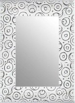 Zilver Wit Spiegel 52x102 cm – Zenta – Spiegel Zilver – Modern Design Lange Spiegel Zilver – Spiegel Zilveren lijst – Perfecthomeshop