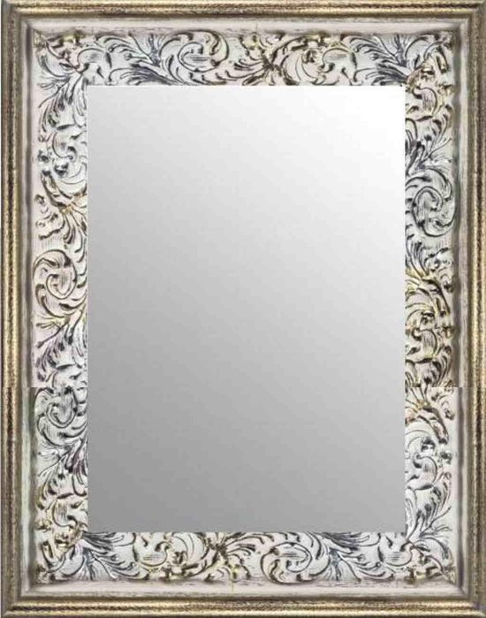 Brocante Spiegel Zilver 72x112 cm – Renate – Grote Spiegel Duurzaam – Spiegel  Zilveren... | bol.com
