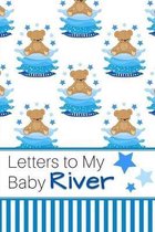 Letters to My Baby River: Personalized Journal for New Mommies with Baby Boy Name