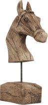 Light & Living Ornament op voet Horse - Hout - 25x14x48cm