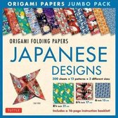 Origami Folding Papers Jumbo Pack: Japanese Designs: 300 Origami Papers in 3 Sizes (6 Inch; 6 3/4 Inch and 8 1/4 Inch) and a 16-Page Instructional Ori