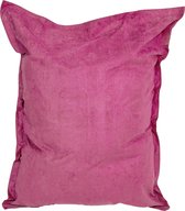 Lumaland - Luxe XXL zitzak - Beanbag van microvelours - Indoor - 380 Liter - 140 x 180 cm - Roze