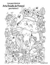 Livro para Colorir de Arte Doodle de Frenesi para Adultos 2