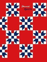 Pennee' QUILTS: Quilting Workbook: Notebook Journal, 8.5 x 11, 120 Pages - 18
