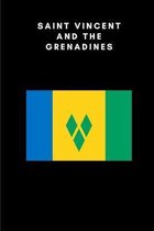 Saint Vincent and the Grenadines: Country Flag A5 Notebook to write in with 120 pages