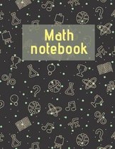 Math notebook: wide grid composition notebook 120 pages (8.5x11) square graph paper, get ready for the new school year; back to schoo