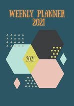 Weekly Planner-2021: - Fully Formatted - With 2021 Calendar -Best for Planning & Task Tracking - Also have TO DO Section - 60 pages