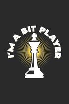 I`m a bit player: 6x9 Chess - dotgrid - dot grid paper - notebook - notes