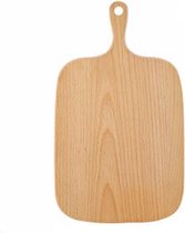 Pride Kings® Houten Serveerplank| Pizzaschep | Pizzaserveerplaat | Natuurlijk beukenhout| 33 x 20 cm