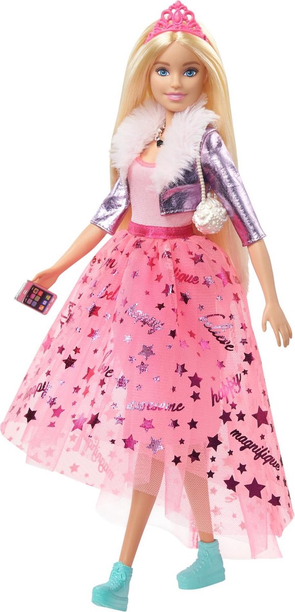 Princess Adventure Prinsessen Barbie Pop met Modieuze Accessoires