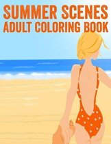 Summer Scenes Adult Coloring Book