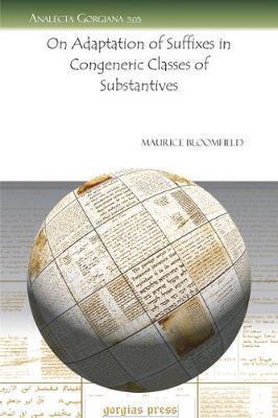 On Adaptation of Suffixes in Congeneric Classes of Substanti ... - cover