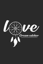 Love Dream catcher: 6x9 Dreamcatcher - grid - squared paper - notebook - notes