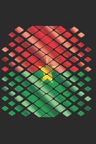 Burkina Faso Notebook: Burkina Faso Flag Notebook, Travel Journal to write in, College Ruled Journey Diary