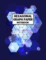 Hexagonal Graph Paper Notebook: 1/4 Inch Hexagon Graph Paper Grid Journal