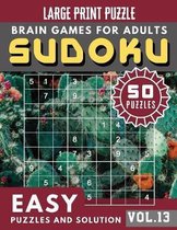 Easy SUDOKU: SUDOKU Easy Quiz Books for Senior, mom, dad and your kids Large Print (Sudoku Brain Games Puzzles Book Large Print Vol