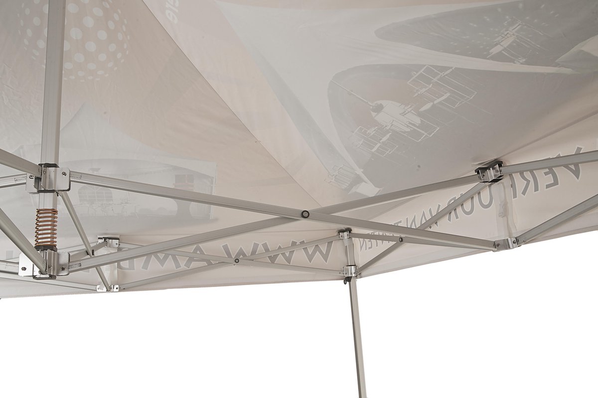 Ambisphere - Plooitent 3x4,5 - Vouwtent 3x4,5 - Easy Up 3x4,5 - ALU - Kleur: ZWART