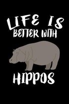 Life Is Better With Hippos: Animal Nature Collection