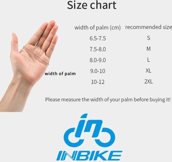 Mountainbike handschoenen MTB - Maat L - INBIKE