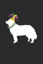 Bernese Mountain Dog Journal - Bernese Mountain Dog Notebook - Mardi Gras Gift for Bernese Mountain Dog Lovers: Unruled Blank Journey Diary, 110 page,