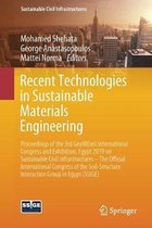 Sustainable Civil Infrastructures- Recent Technologies in Sustainable Materials Engineering
