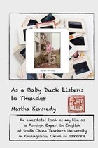 As a Baby Duck Listens to Thunder, B&W Edition